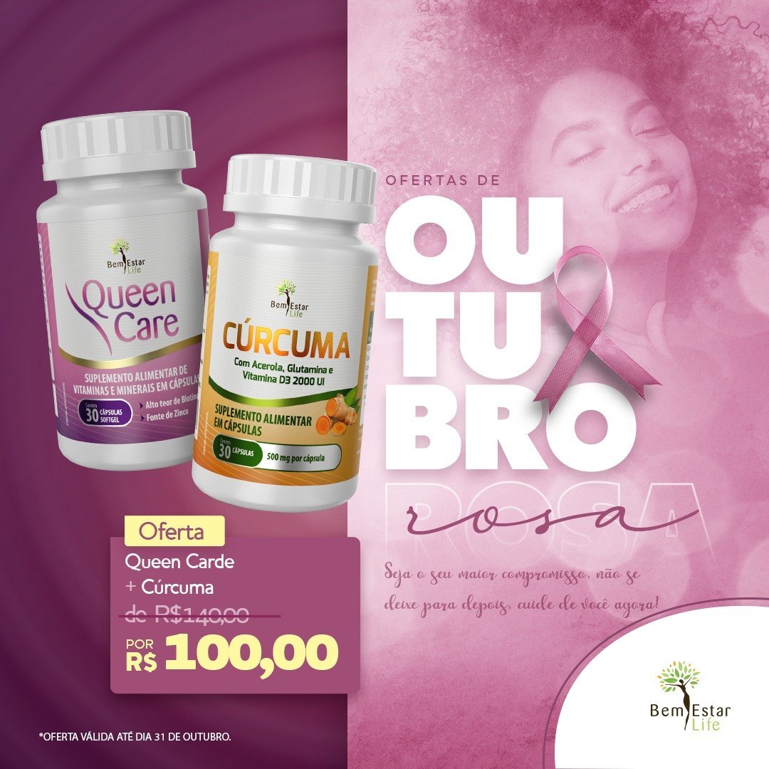 OFERTA QUEEN	CARE	+	CURCUMA/ACEROLA/VIT	D3