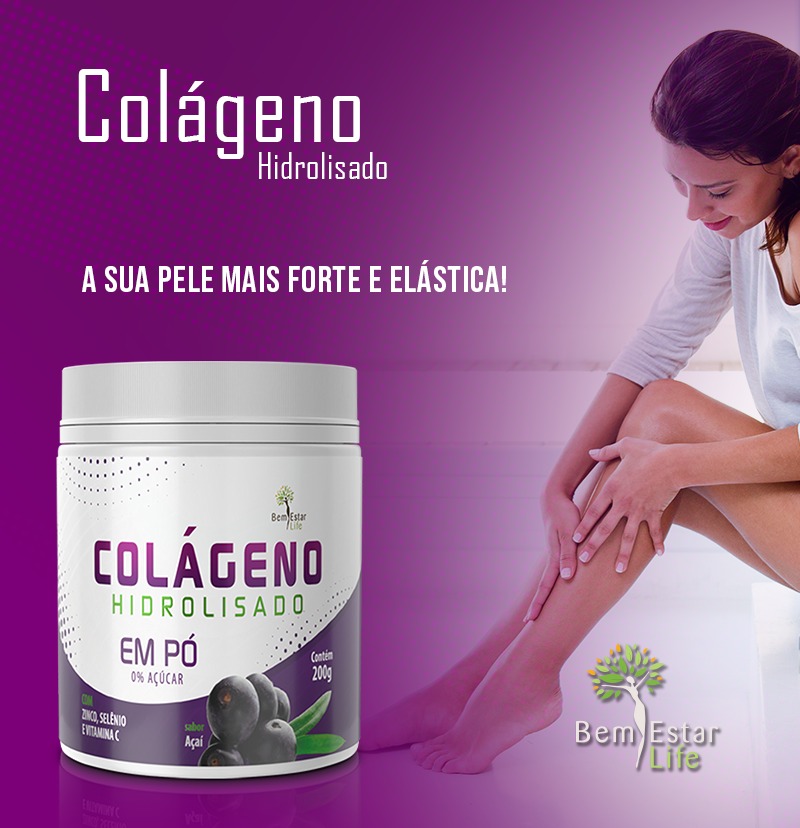 COLAGENO EM PÓ *SABOR AÇAI*  200 G. 